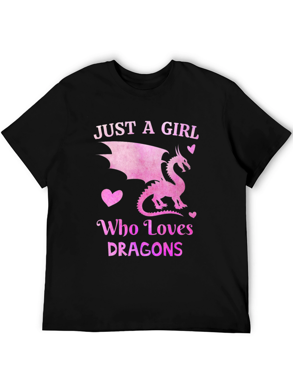 Just a Girl Who Loves Dragons T-Shirt