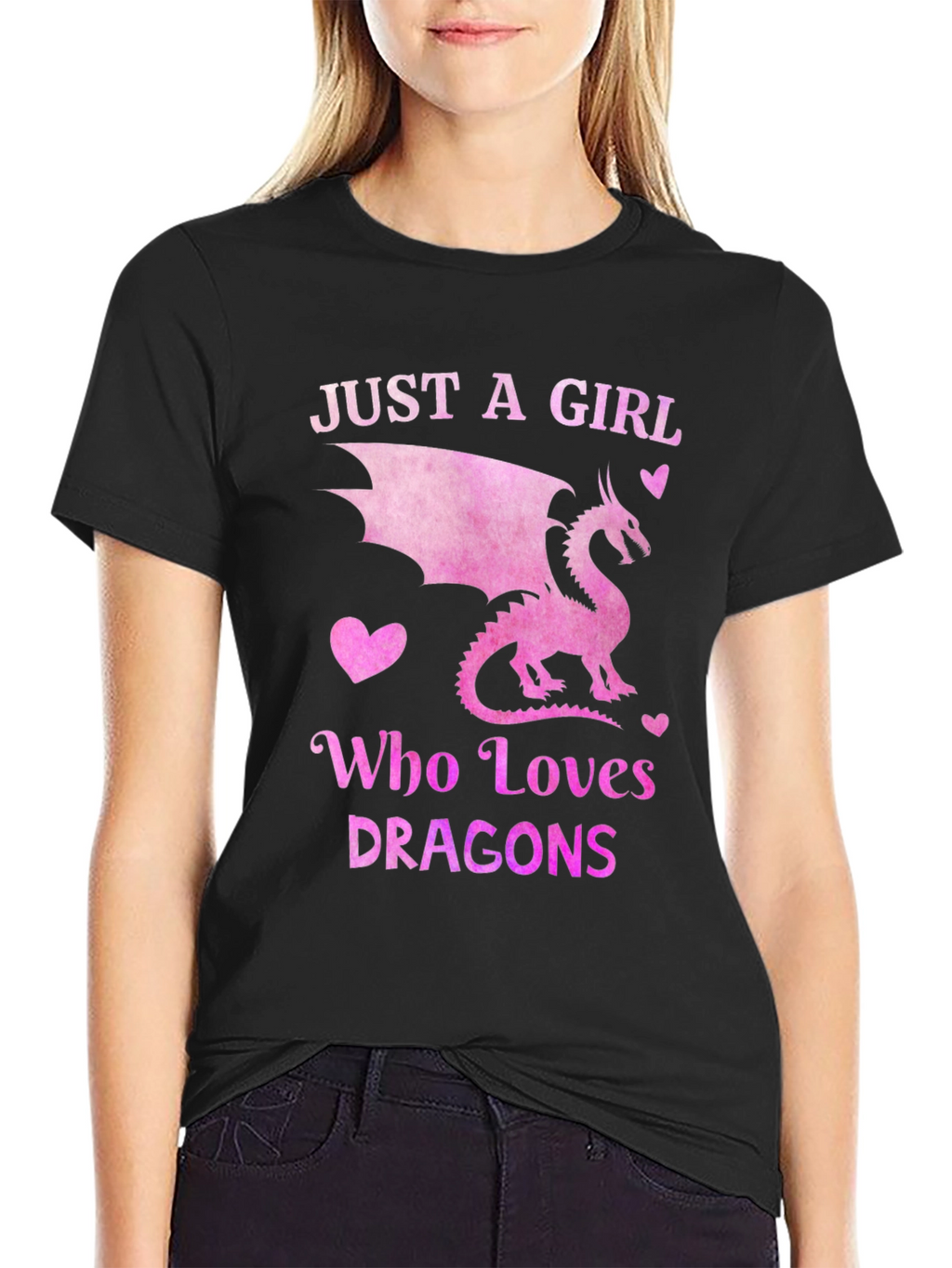 Just a Girl Who Loves Dragons T-Shirt