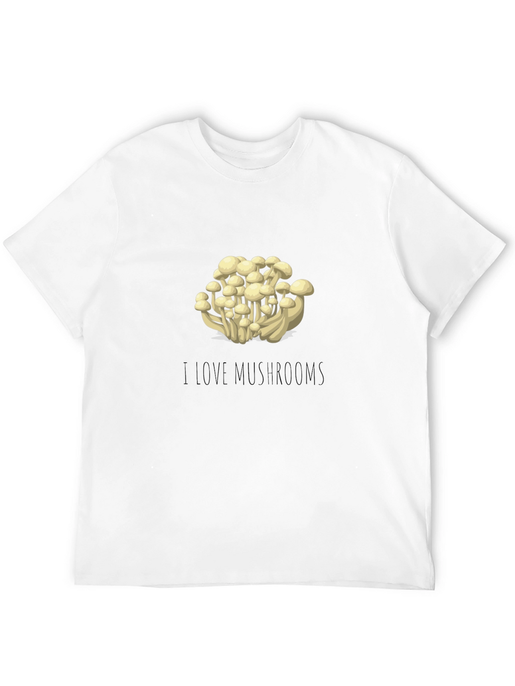 Mushroom Lovers Black T-Shirt
