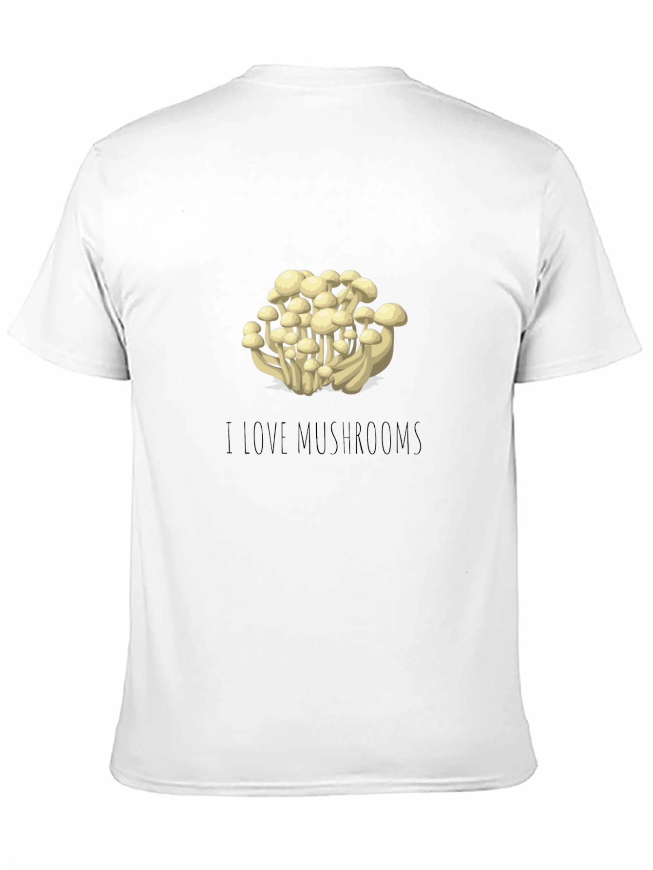 Mushroom Lovers Black T-Shirt