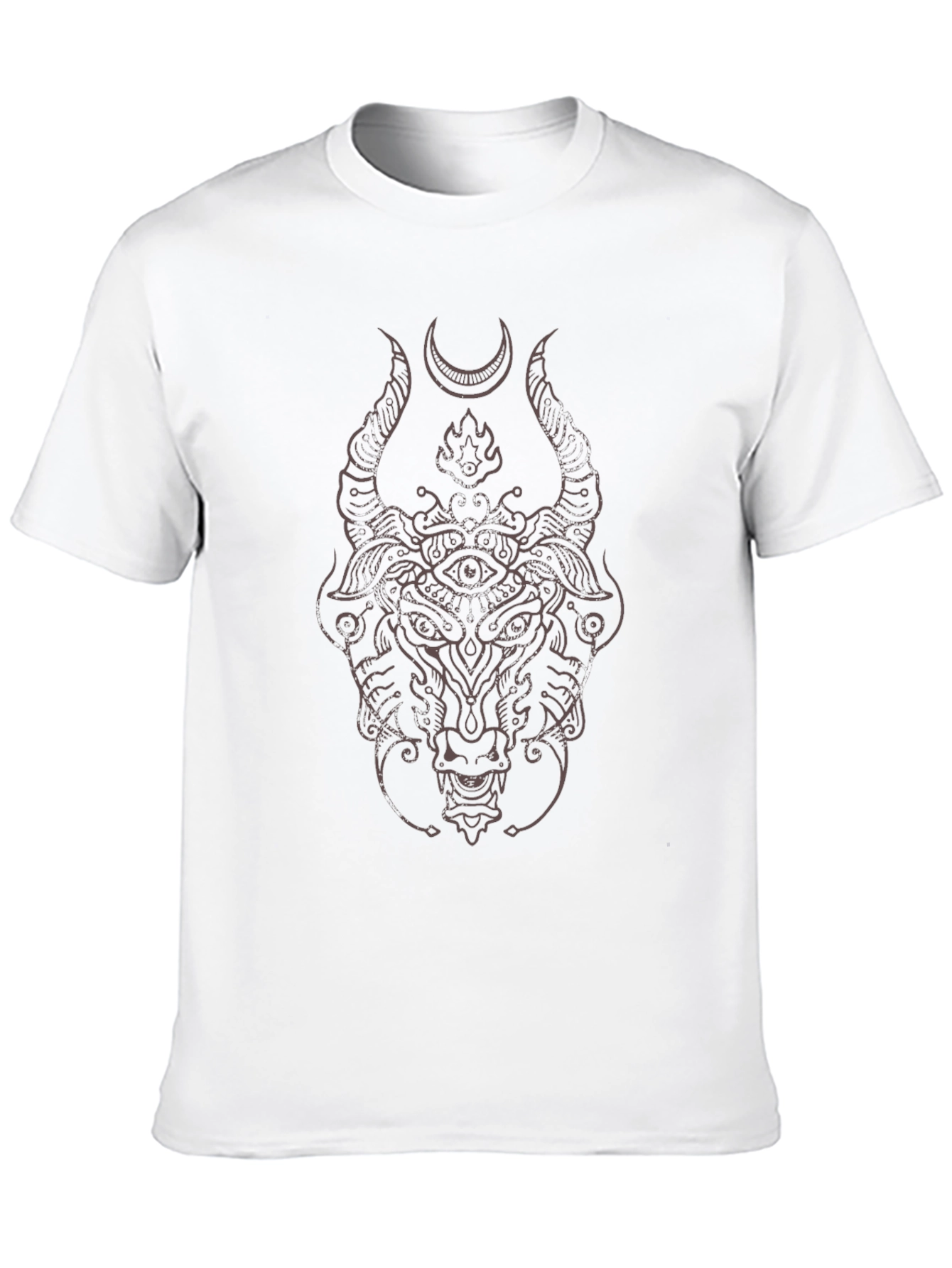 Mystic Bull Graphic T-Shirt - Black