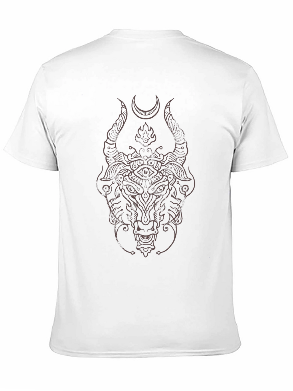 Mystic Bull Graphic T-Shirt - Black