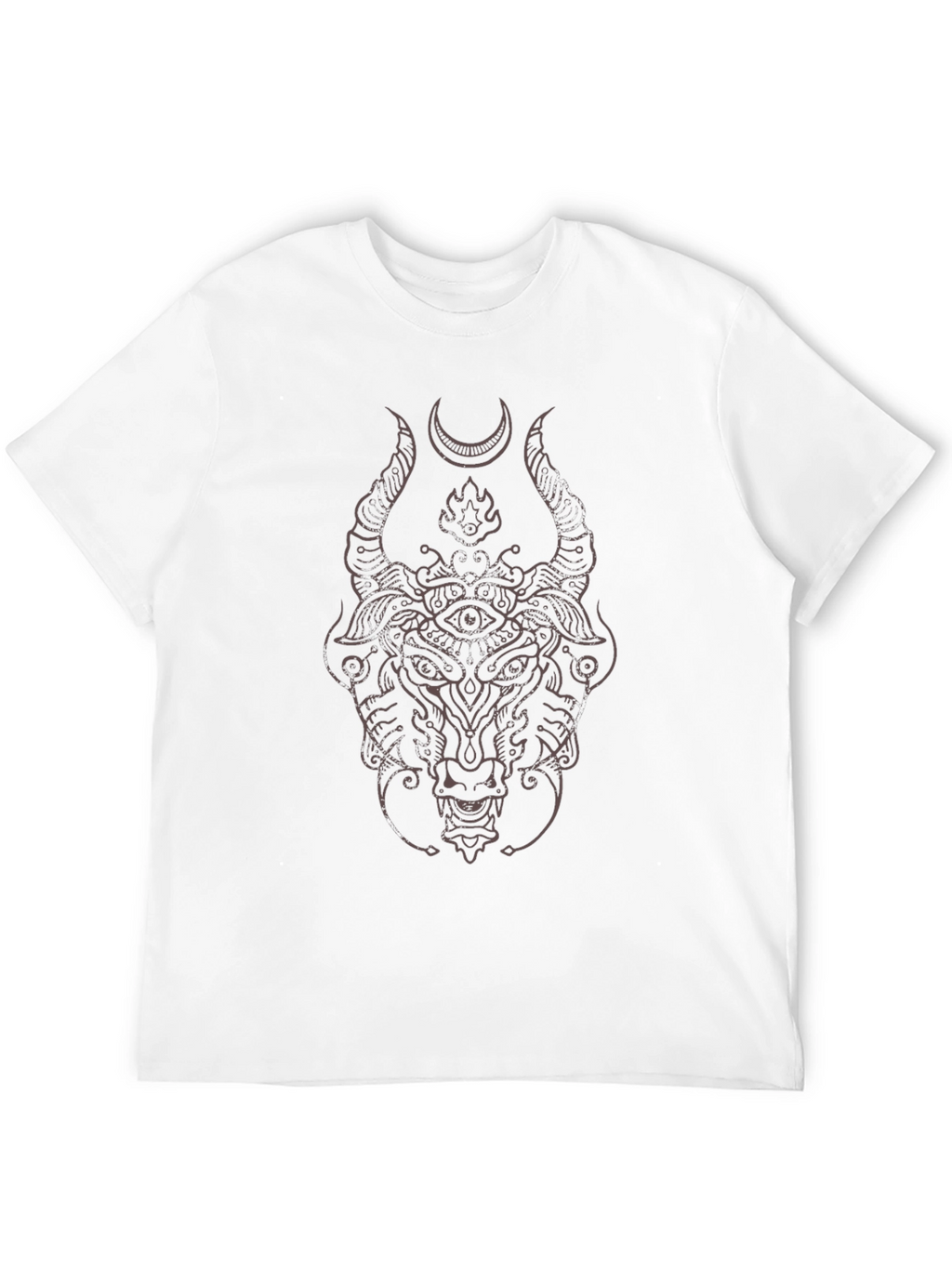 Mystic Bull Graphic T-Shirt - Black
