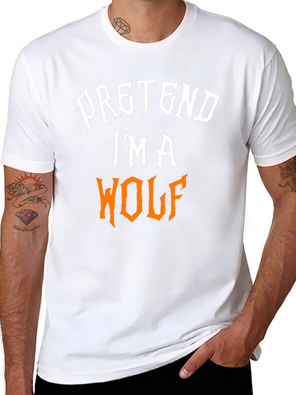 Pretend Im a Wolf Graphic Tee