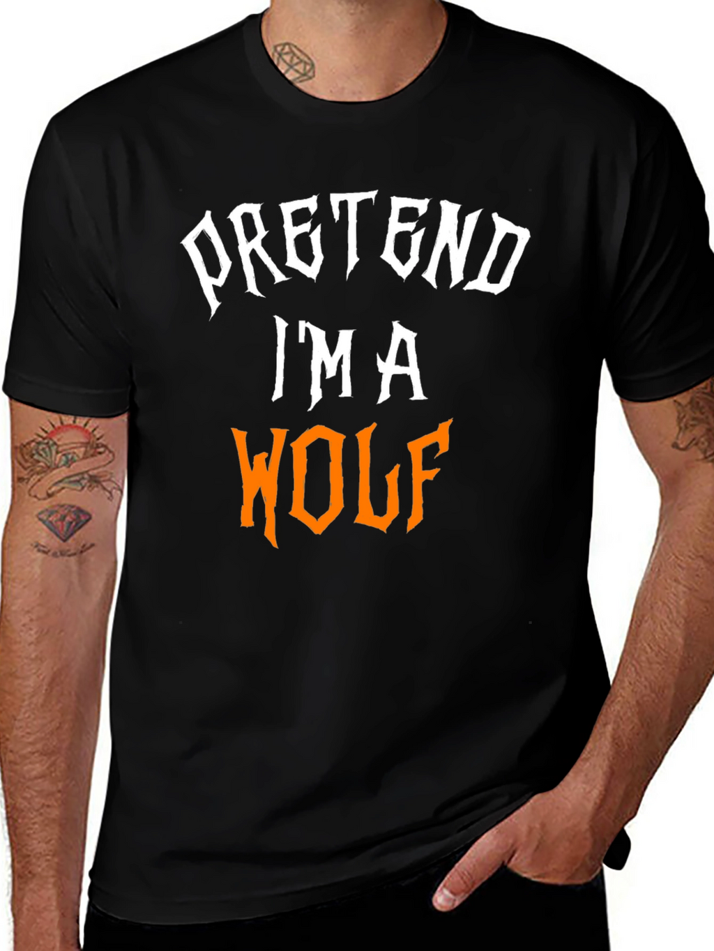 Pretend Im a Wolf Graphic Tee