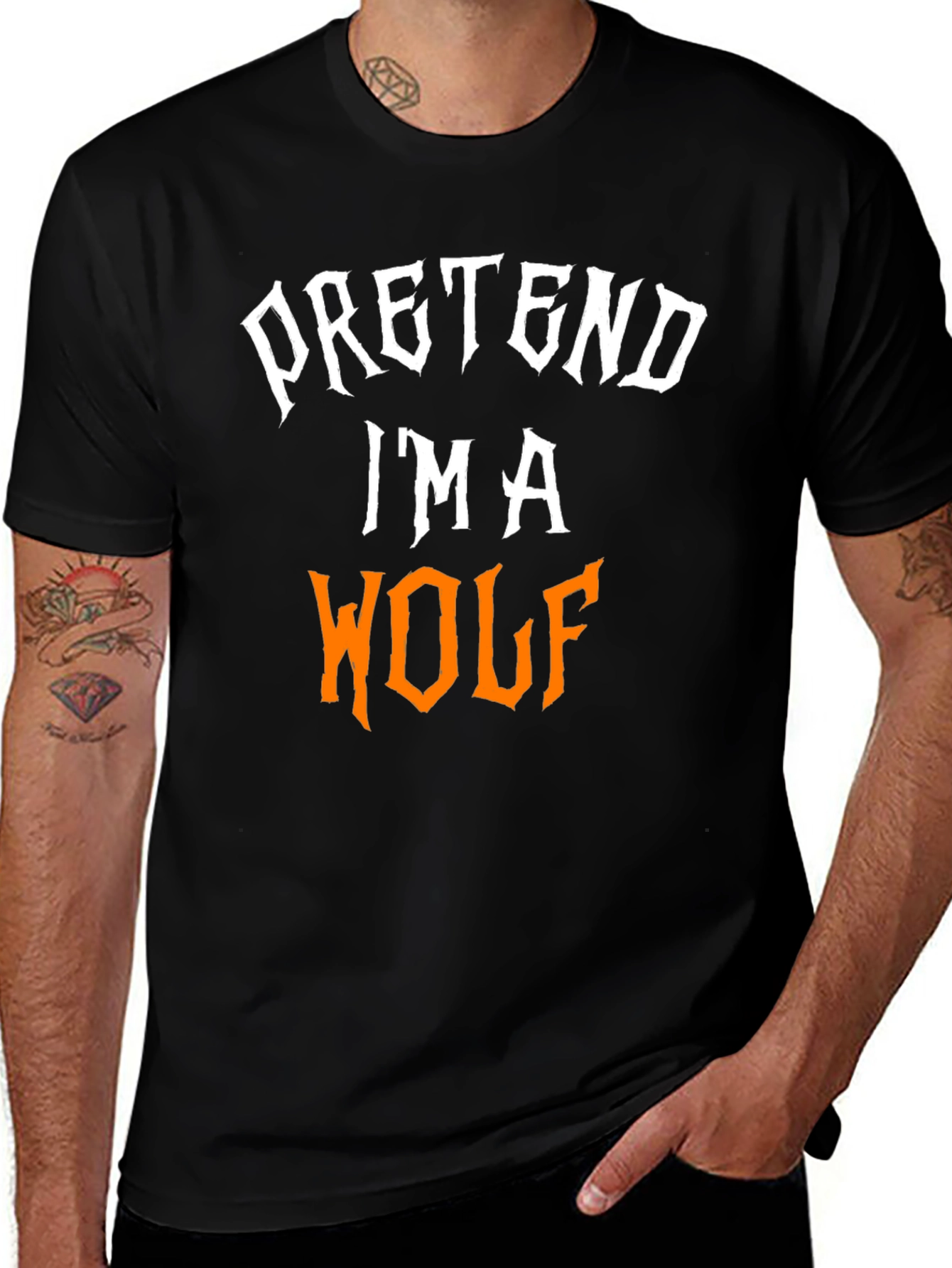 Pretend Im a Wolf Graphic Tee
