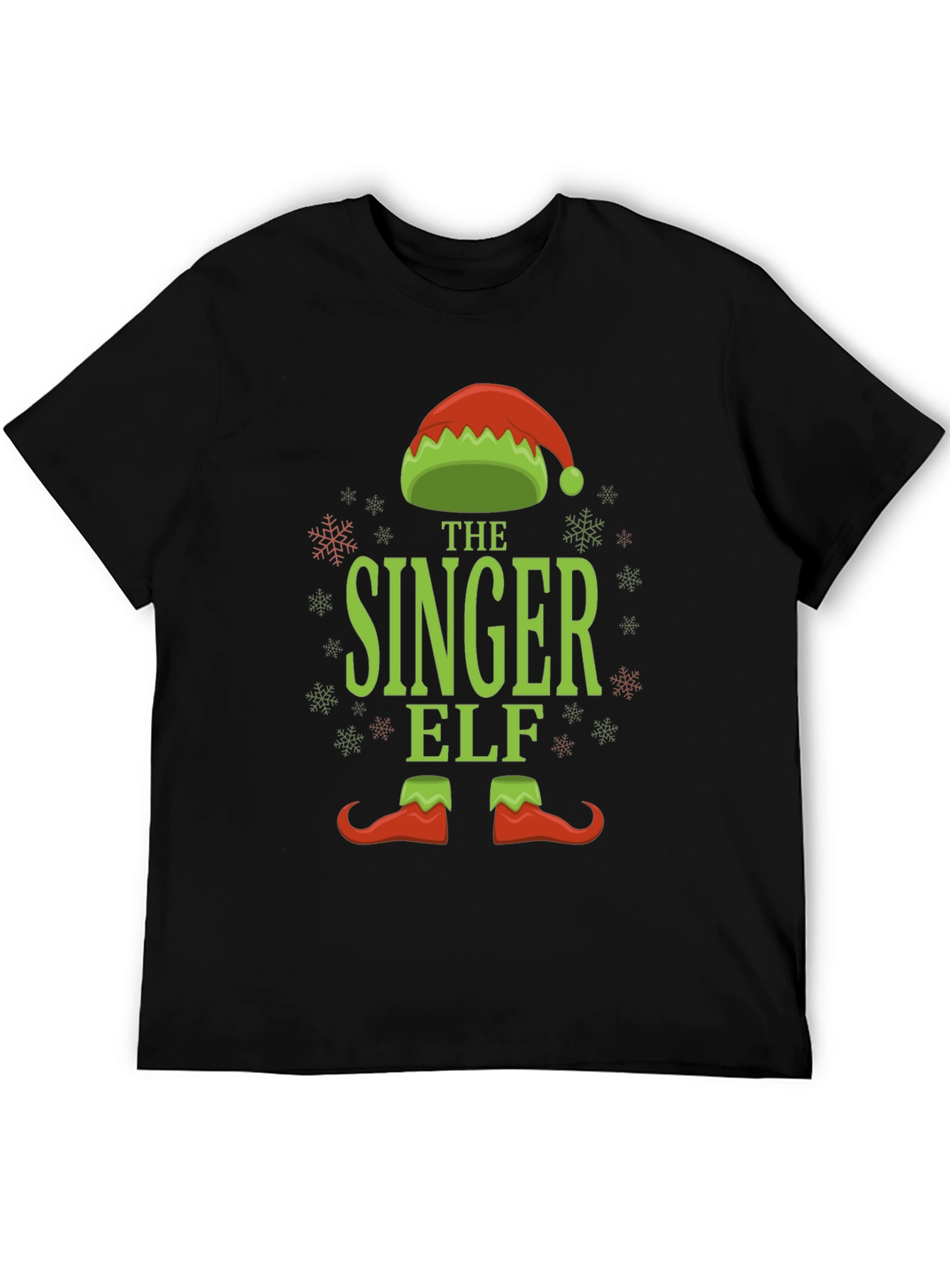 The Singer Elf Holiday T-Shirt - Festive Fun!