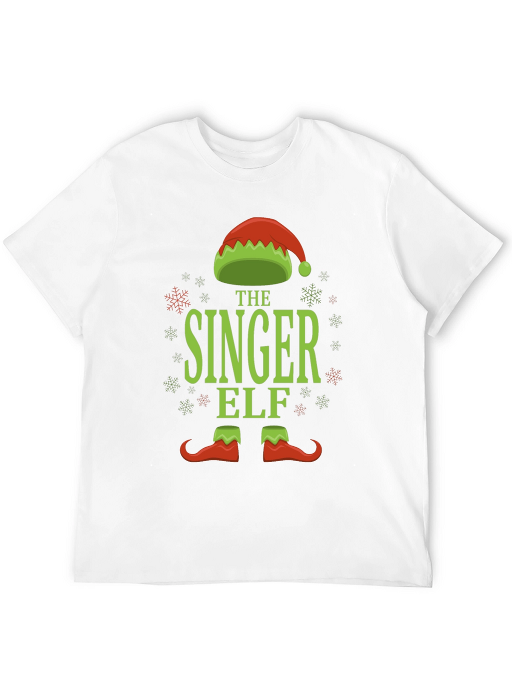 The Singer Elf Holiday T-Shirt - Festive Fun!