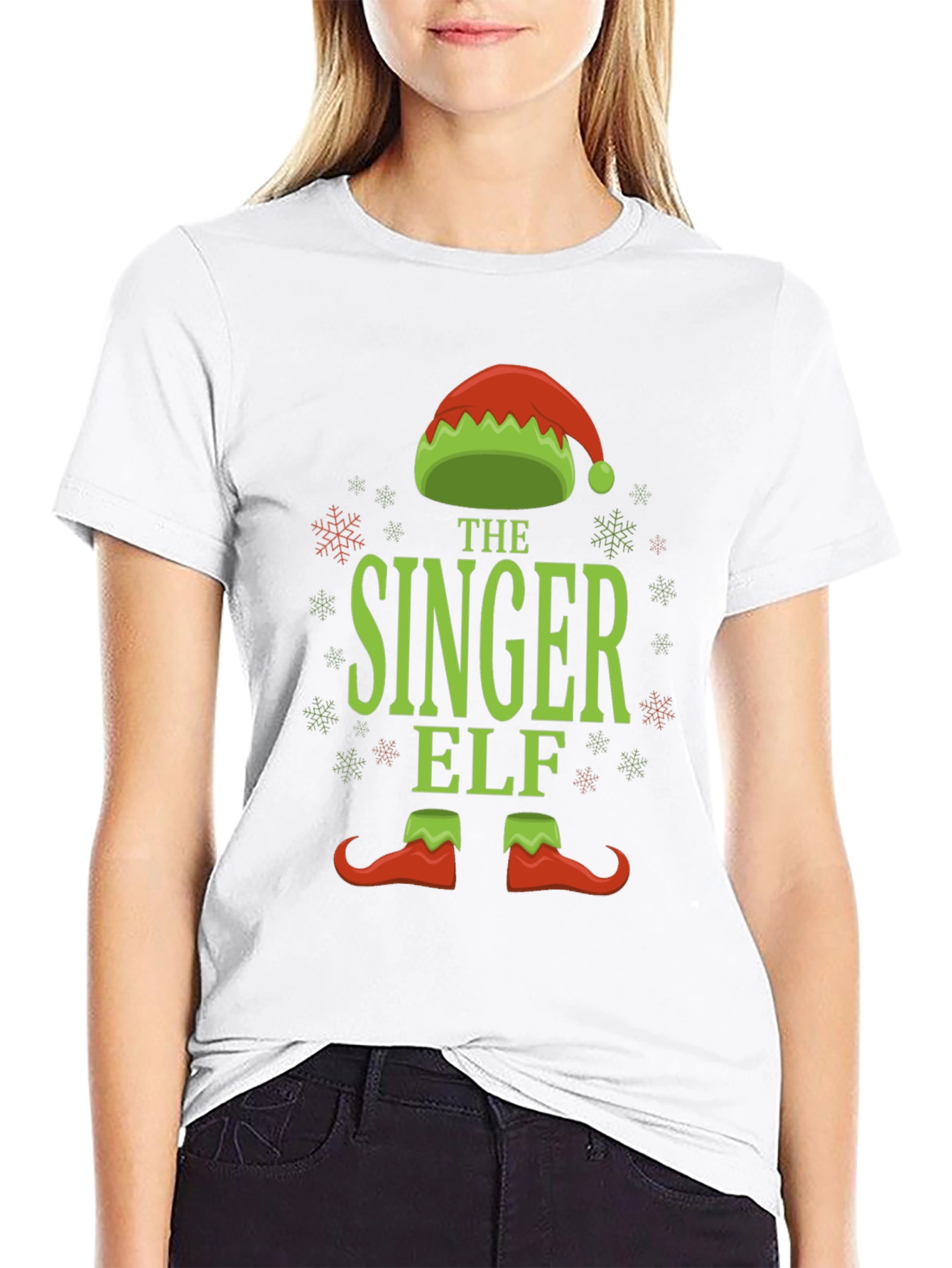 The Singer Elf Holiday T-Shirt - Festive Fun!