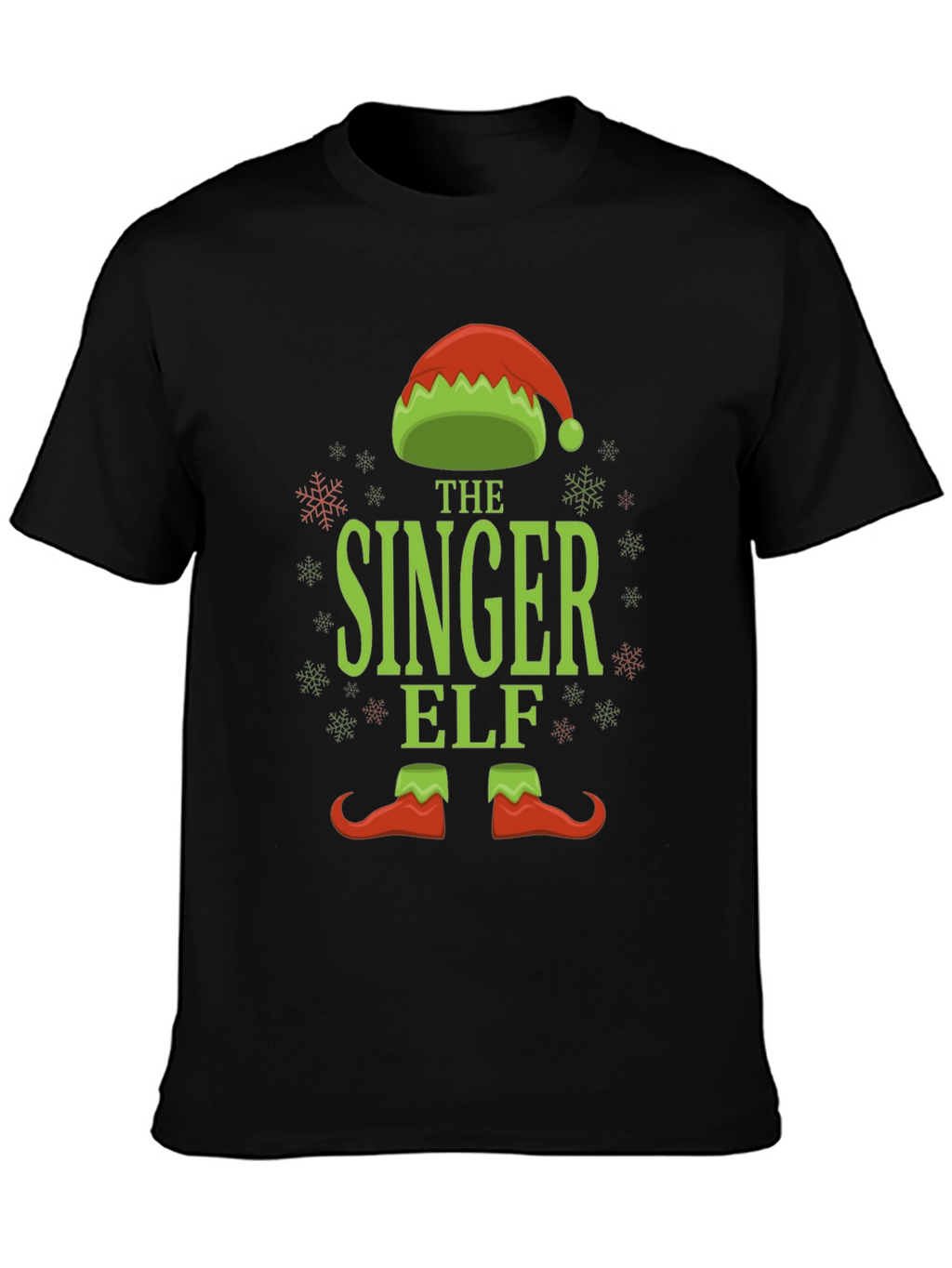 The Singer Elf Holiday T-Shirt - Festive Fun!