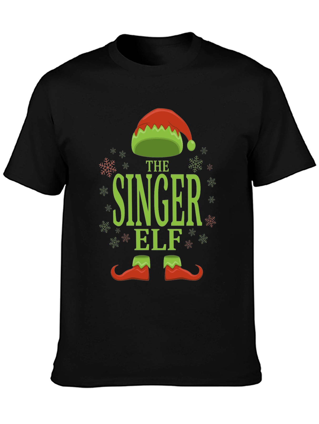 The Singer Elf Holiday T-Shirt - Festive Fun!