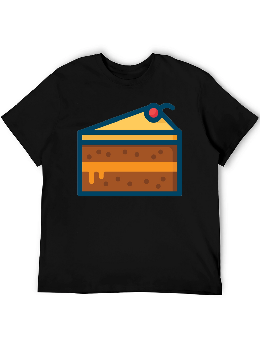 Cake Slice Graphic Tee - Dessert Lover T-Shirt