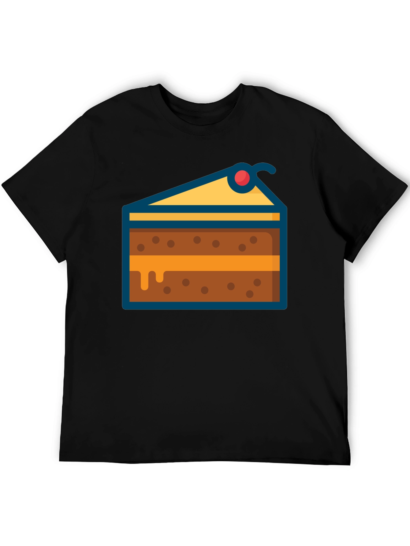 Cake Slice Graphic Tee - Dessert Lover T-Shirt