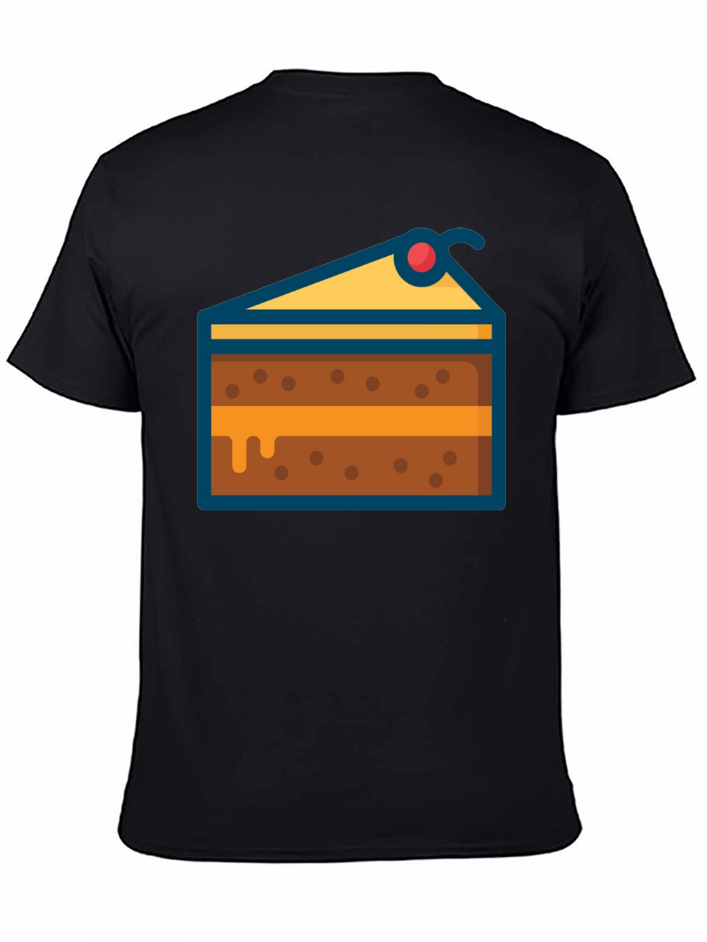 Cake Slice Graphic Tee - Dessert Lover T-Shirt