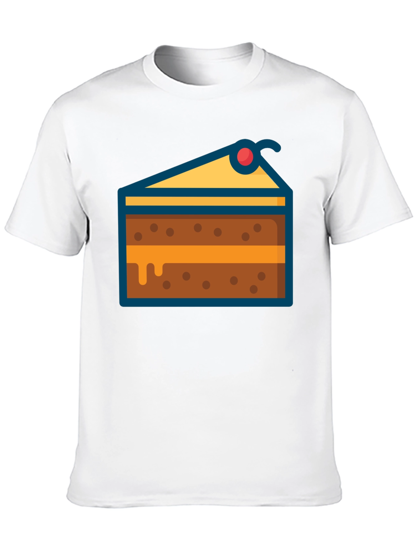 Cake Slice Graphic Tee - Dessert Lover T-Shirt