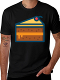 Cake Slice Graphic Tee - Dessert Lover T-Shirt