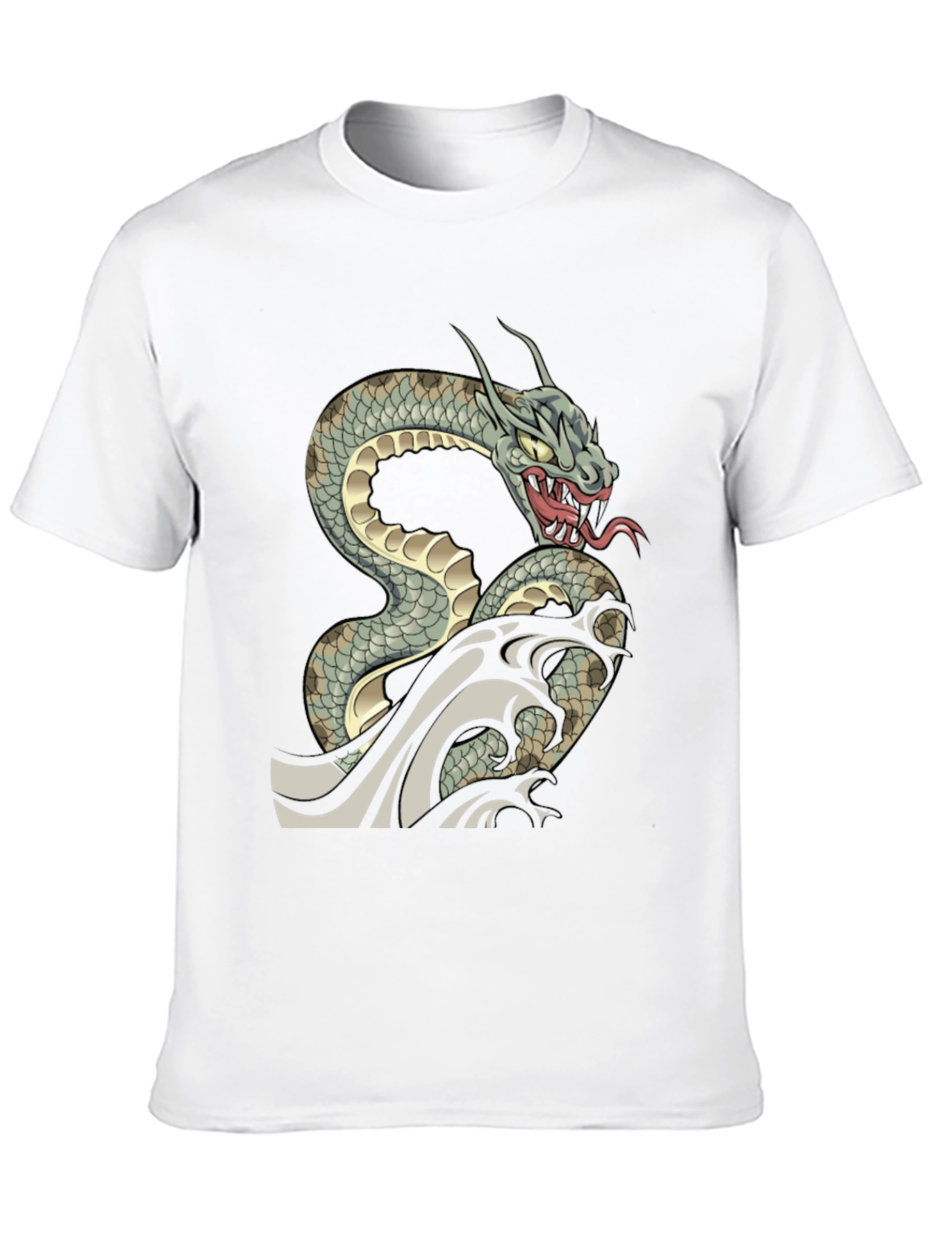 Snake T-Shirt - Dragon Serpent Graphic Tee
