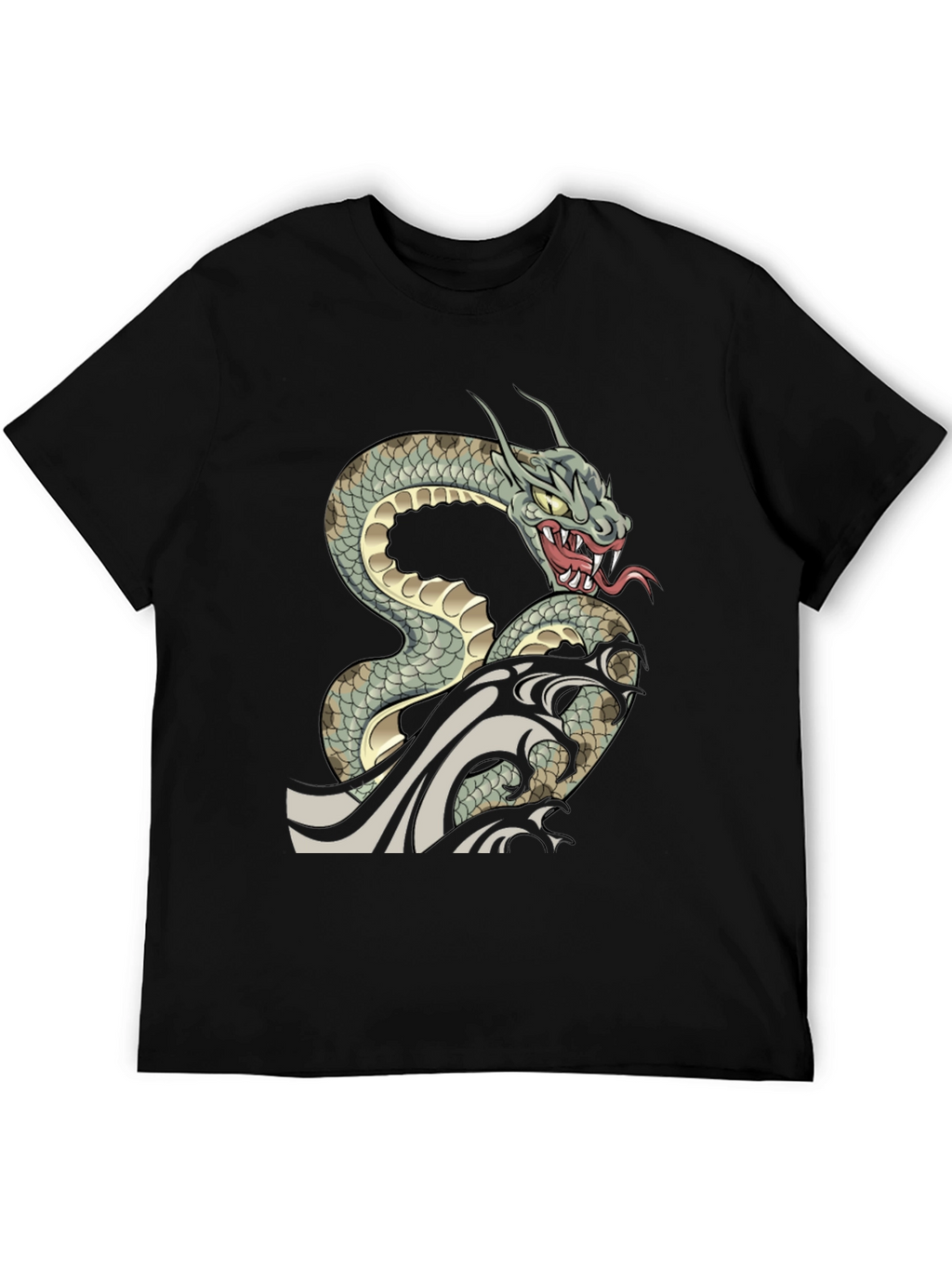 Snake T-Shirt - Dragon Serpent Graphic Tee