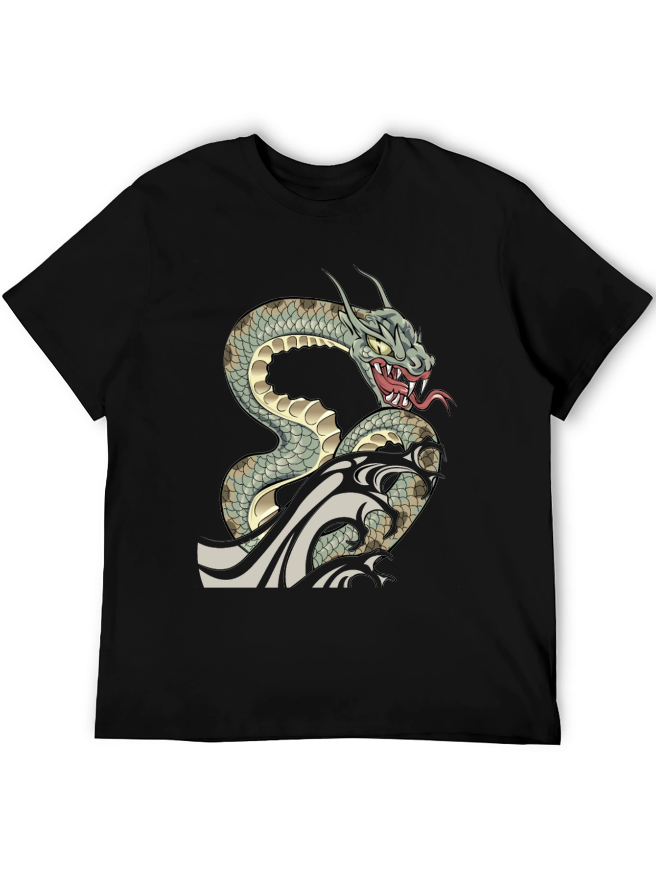 Snake T-Shirt - Dragon Serpent Graphic Tee