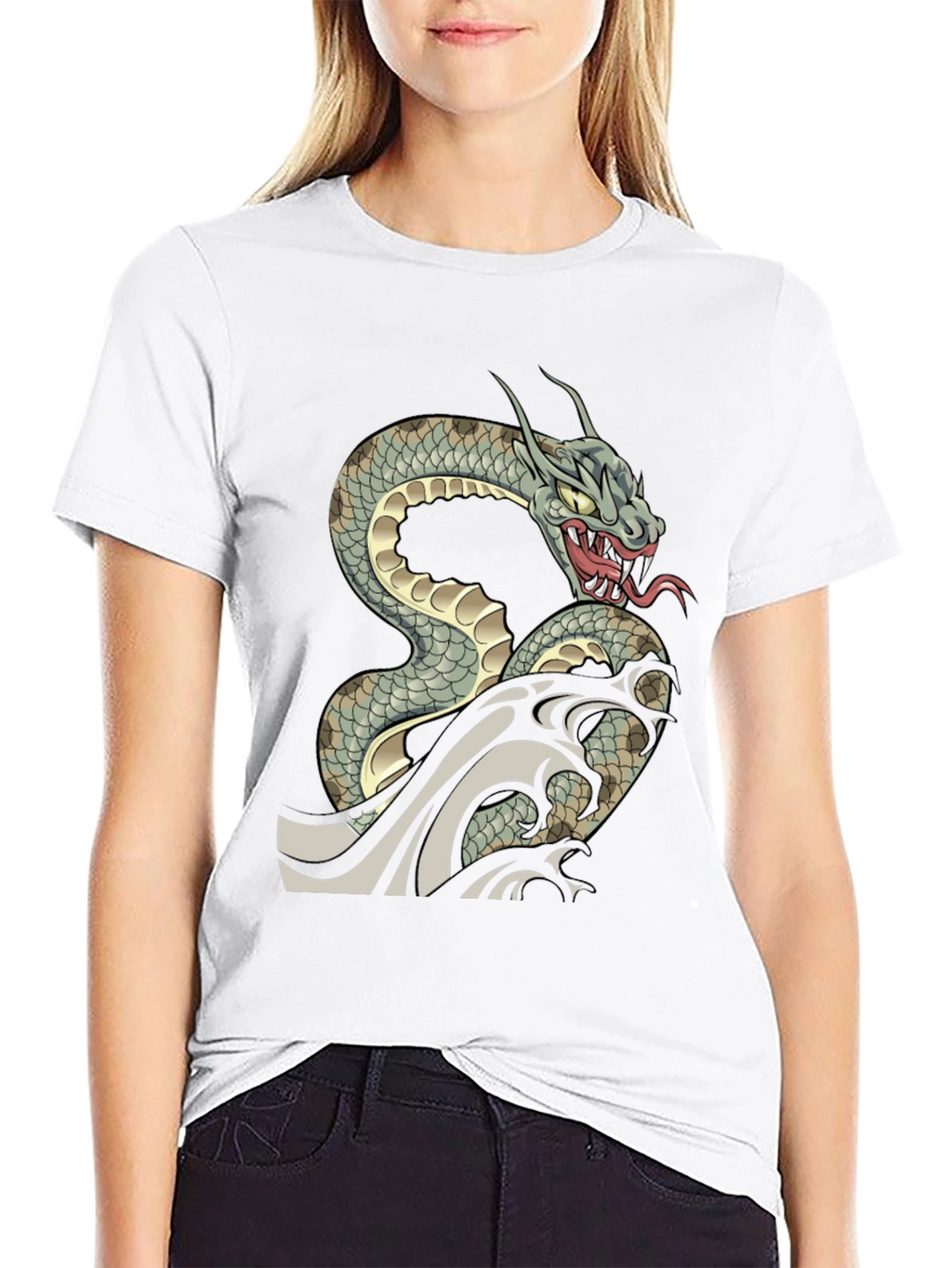 Snake T-Shirt - Dragon Serpent Graphic Tee