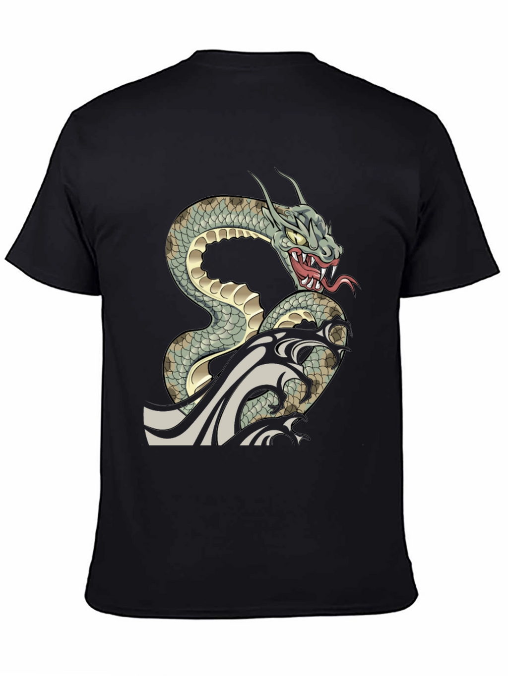 Snake T-Shirt - Dragon Serpent Graphic Tee
