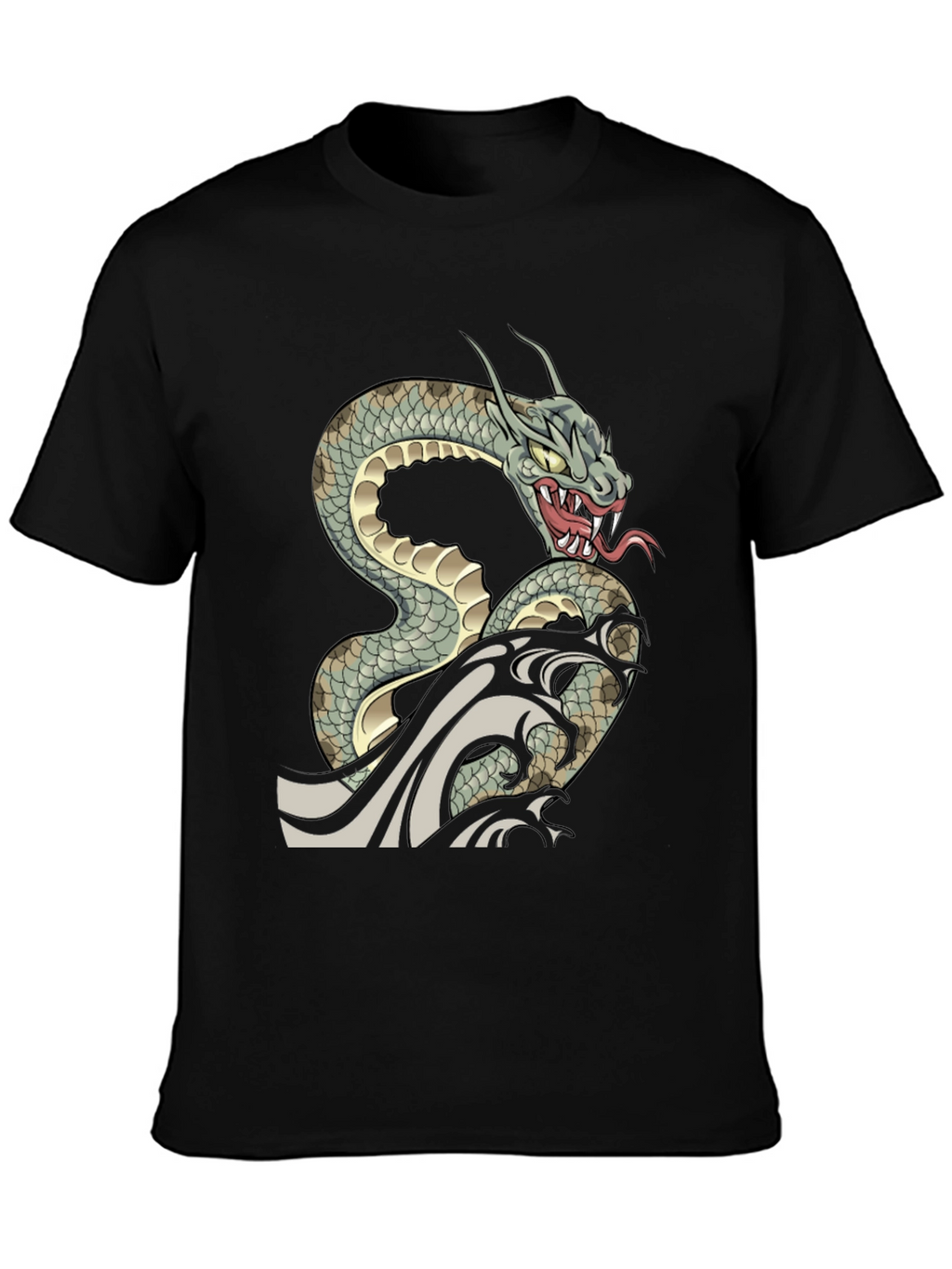 Snake T-Shirt - Dragon Serpent Graphic Tee