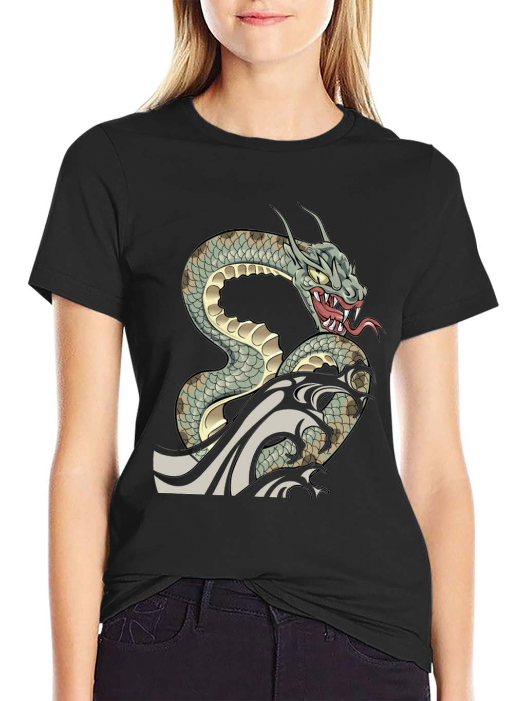 Snake T-Shirt - Dragon Serpent Graphic Tee