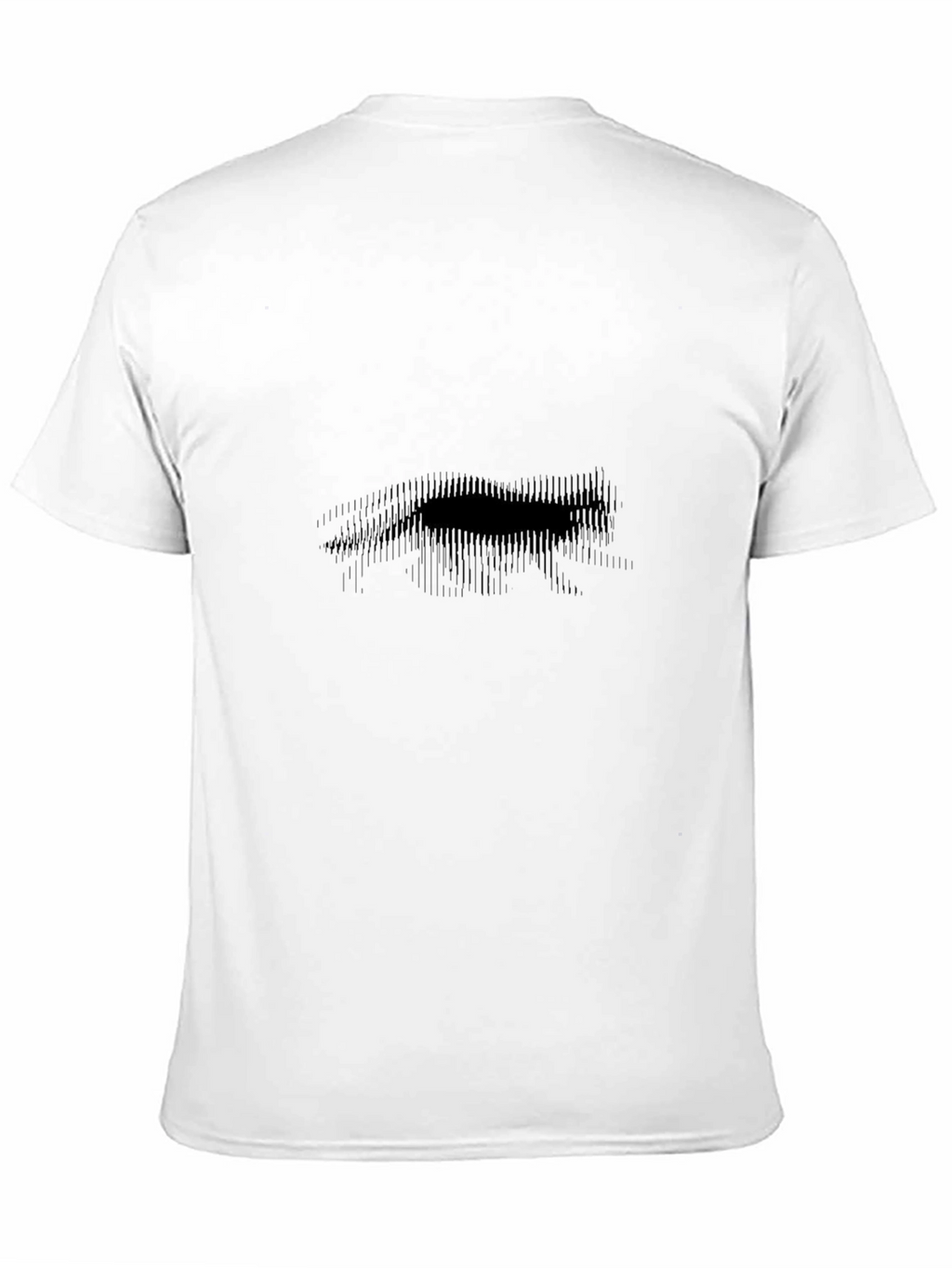 Abstract Bear Graphic Black T-Shirt