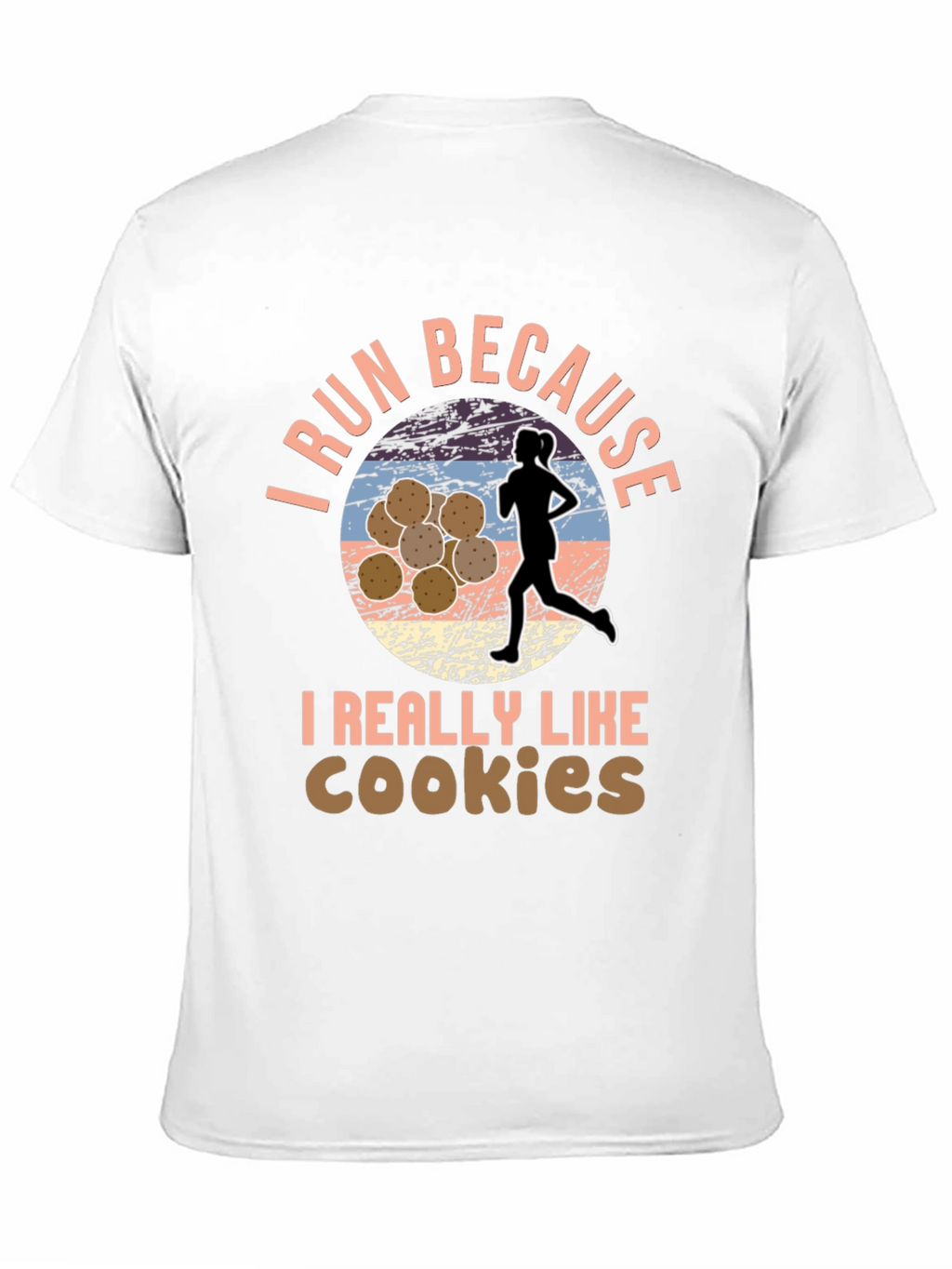 Run For Cookies T-Shirt Funny Running Shirt