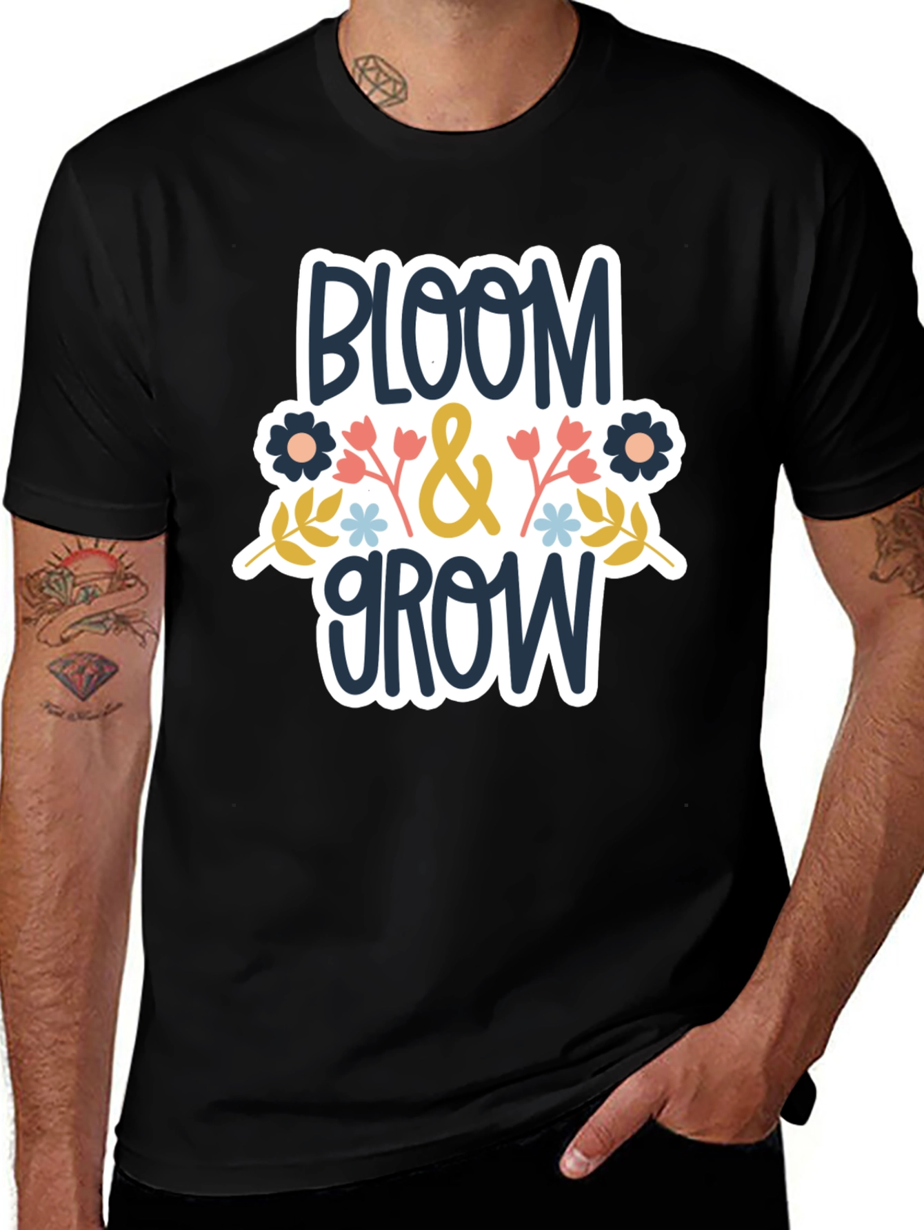 Bloom & Grow Graphic Tee - Soft Cotton Blend