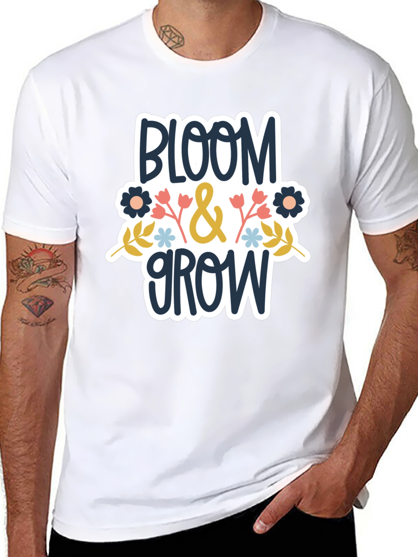 Bloom & Grow Graphic Tee - Soft Cotton Blend