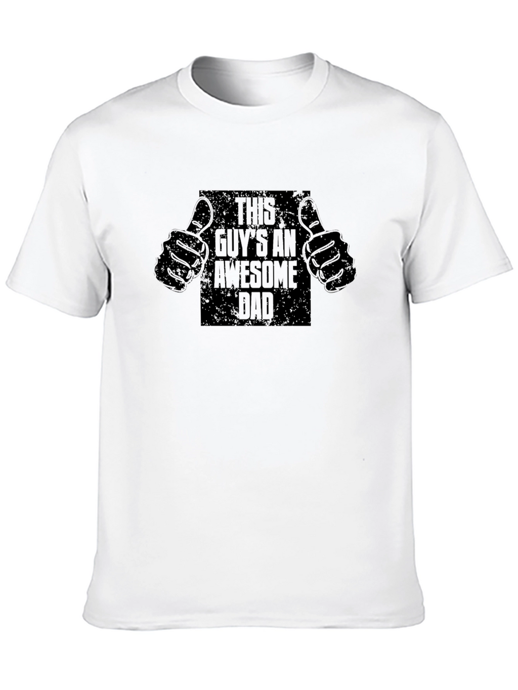 Awesome Dad Graphic T-Shirt - Black