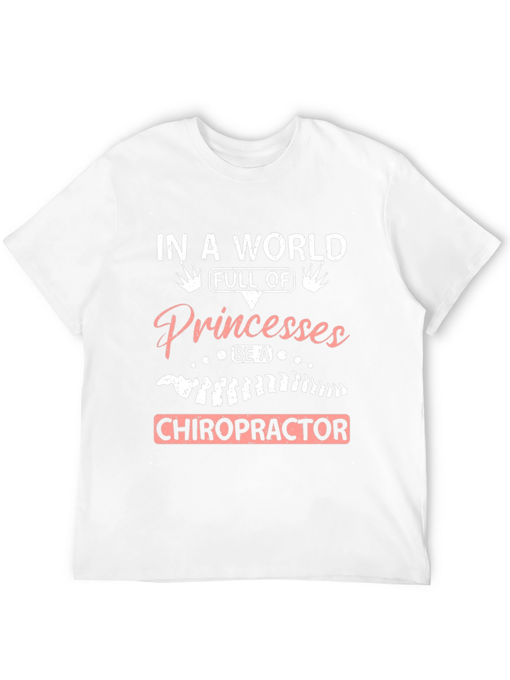 Chiropractor Princesses Graphic Tee - Black Cotton T-Shirt