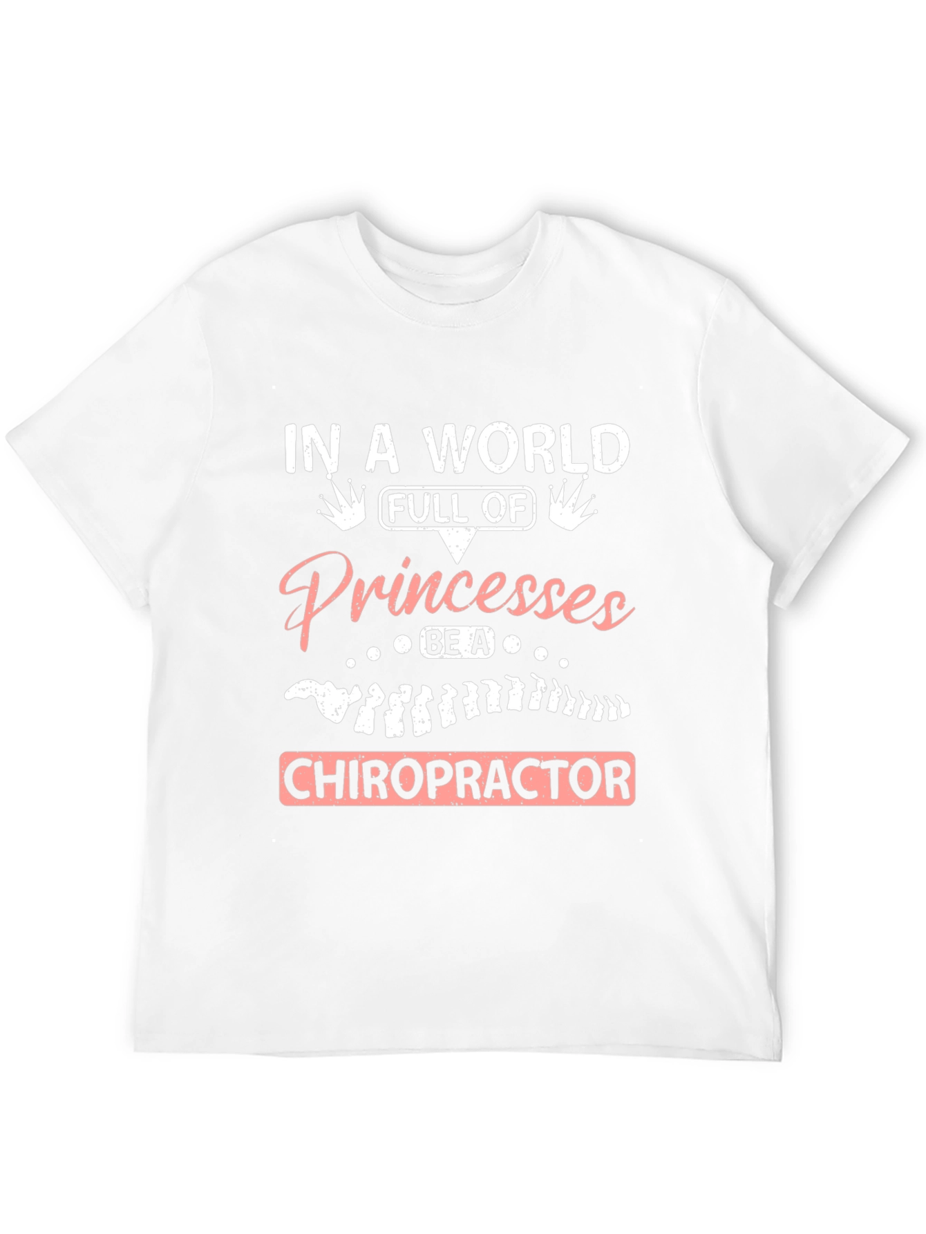 Chiropractor Princesses Graphic Tee - Black Cotton T-Shirt