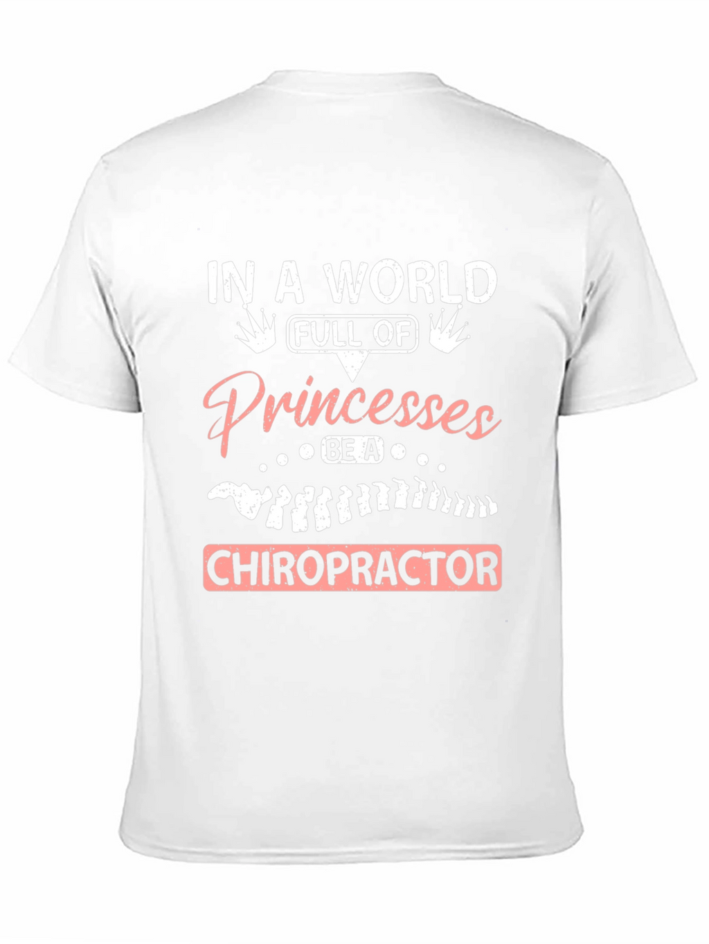 Chiropractor Princesses Graphic Tee - Black Cotton T-Shirt