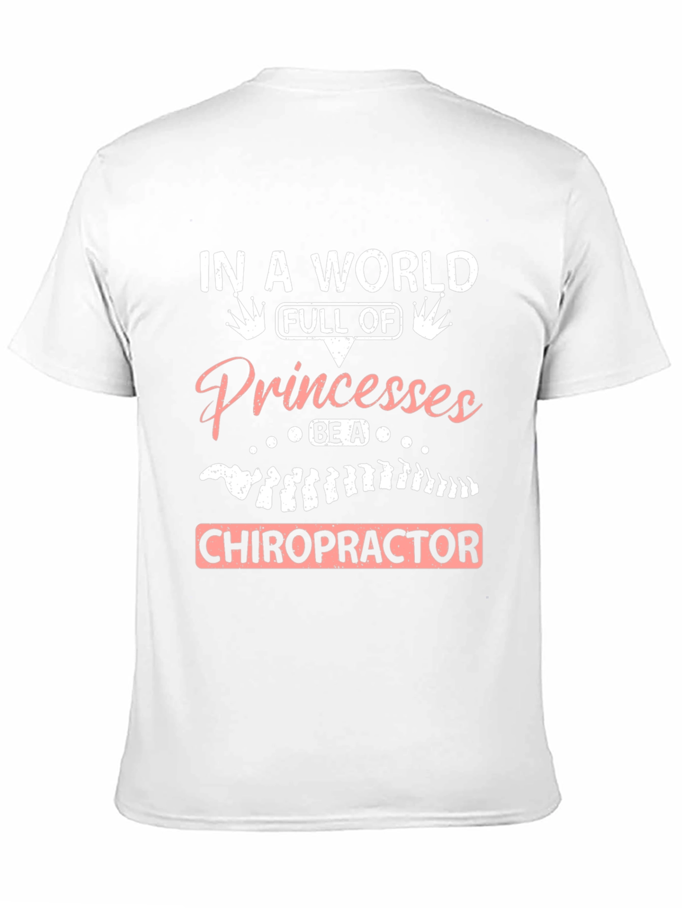Chiropractor Princesses Graphic Tee - Black Cotton T-Shirt