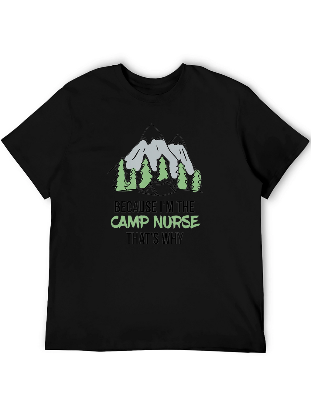 Camp Nurse Graphic Tee - Outdoor Adventure Shirt