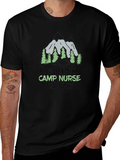Camp Nurse Graphic Tee - Outdoor Adventure Shirt