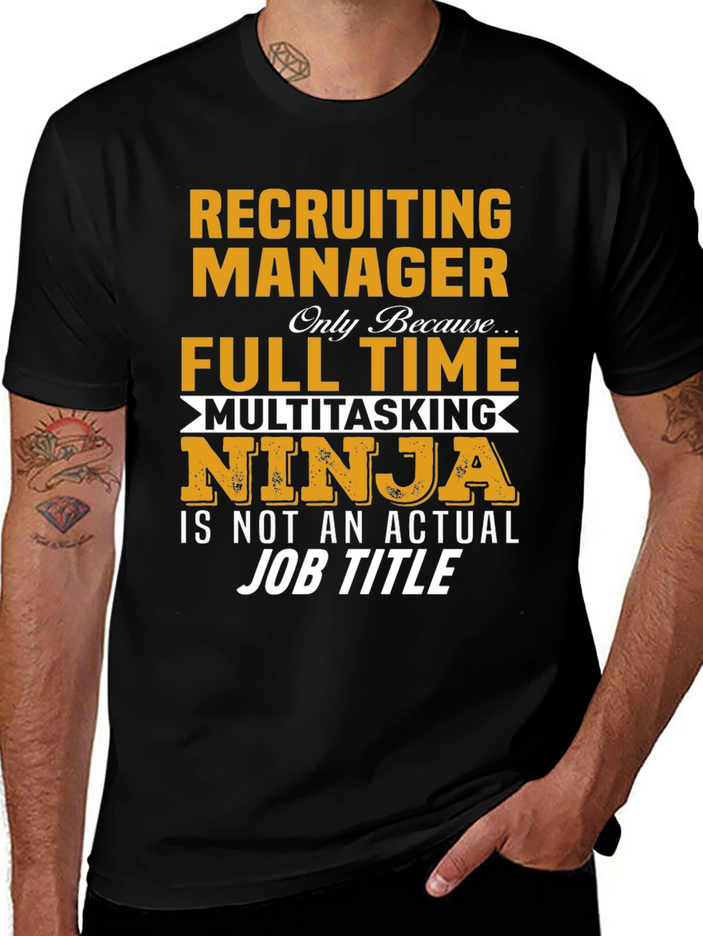 Recruiting Manager Full Time Ninja T-Shirt