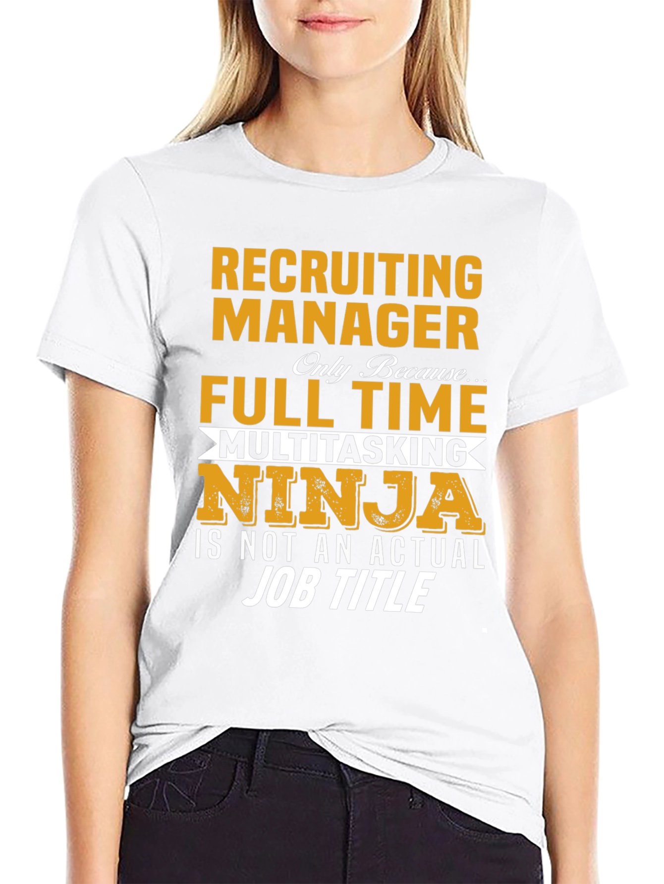 Recruiting Manager Full Time Ninja T-Shirt