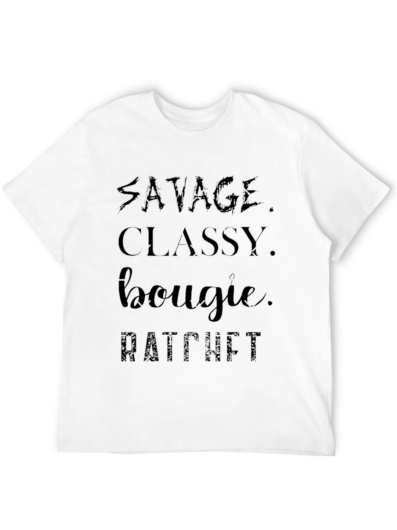 Savage Classy Bougie Ratchet Black T-Shirt