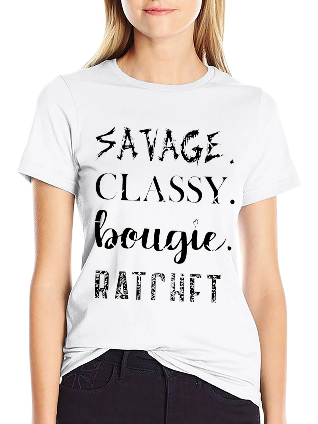 Savage Classy Bougie Ratchet Black T-Shirt
