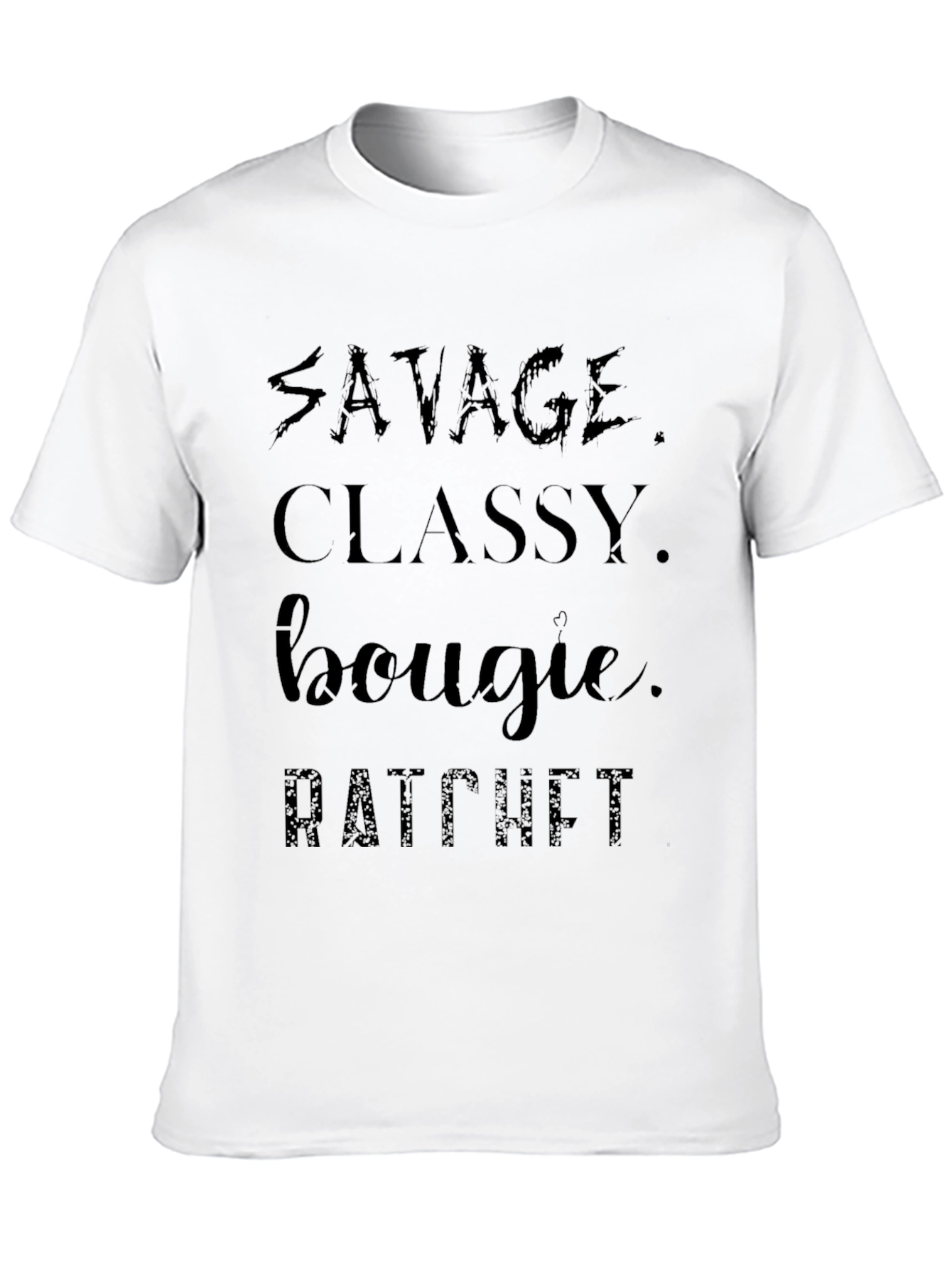 Savage Classy Bougie Ratchet Black T-Shirt