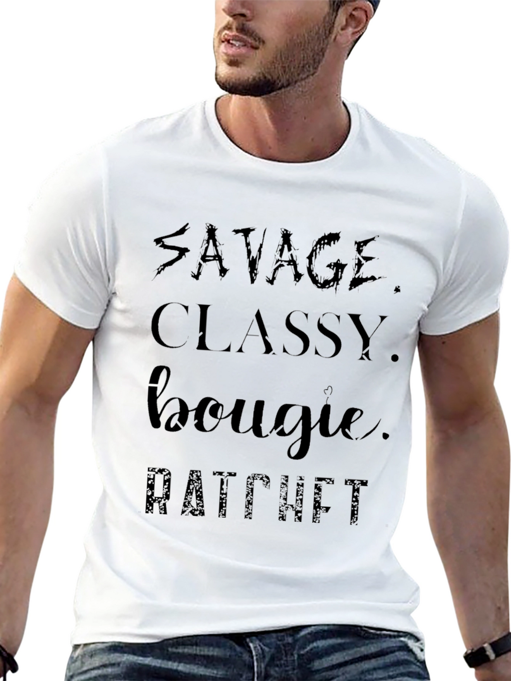 Savage Classy Bougie Ratchet Black T-Shirt