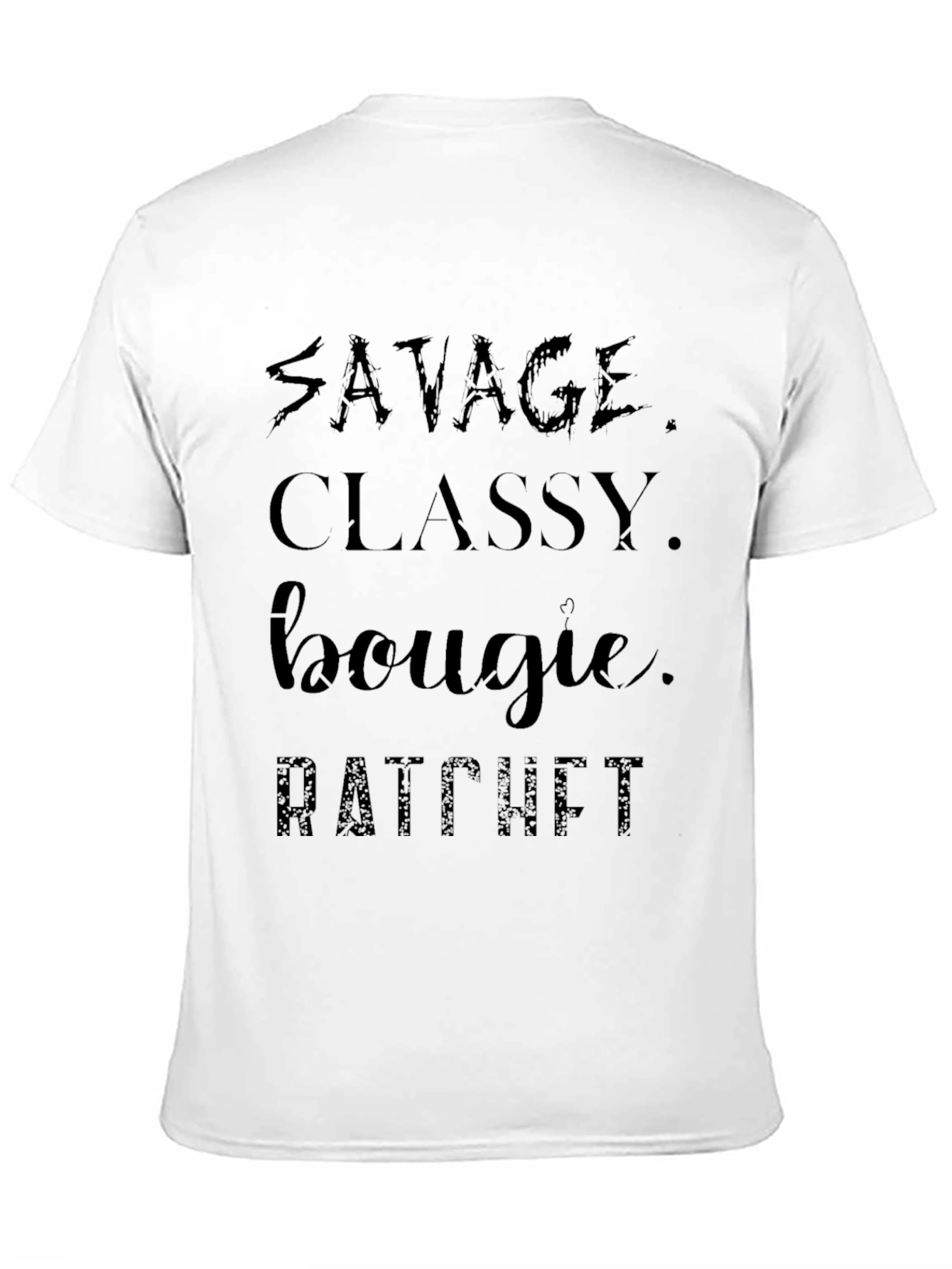Savage Classy Bougie Ratchet Black T-Shirt