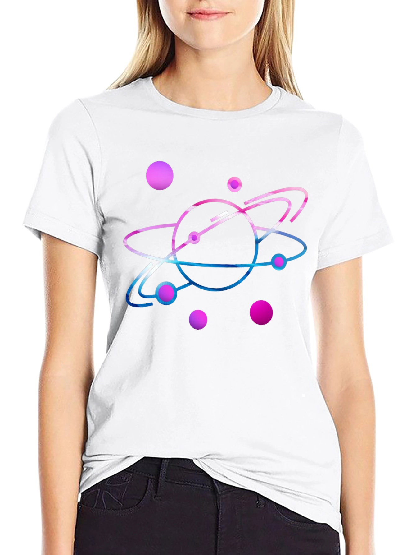 Atom Graphic Tee - Science Fashion