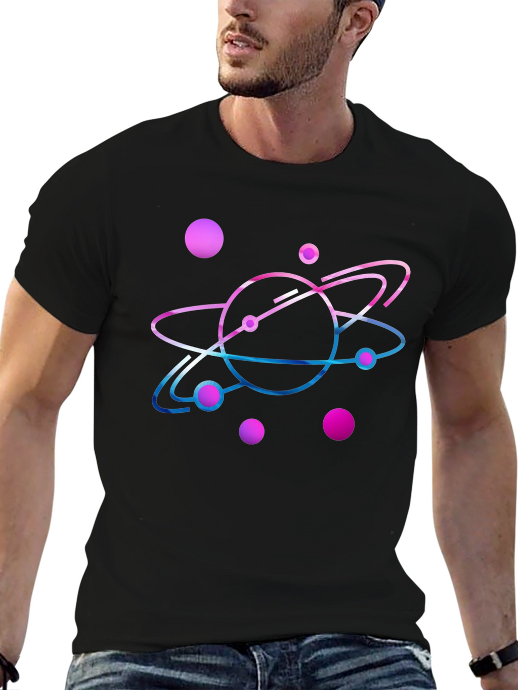 Atom Graphic Tee - Science Fashion