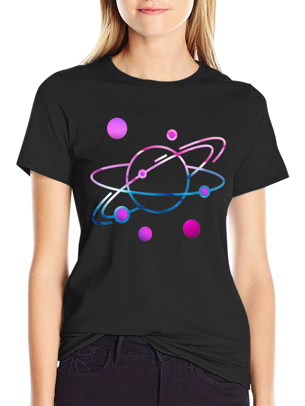 Atom Graphic Tee - Science Fashion
