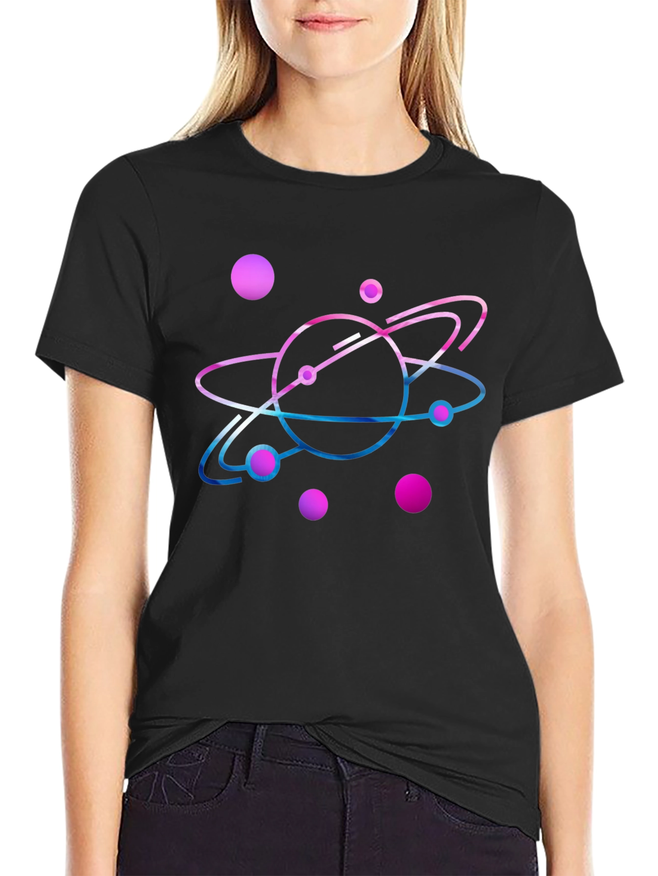 Atom Graphic Tee - Science Fashion