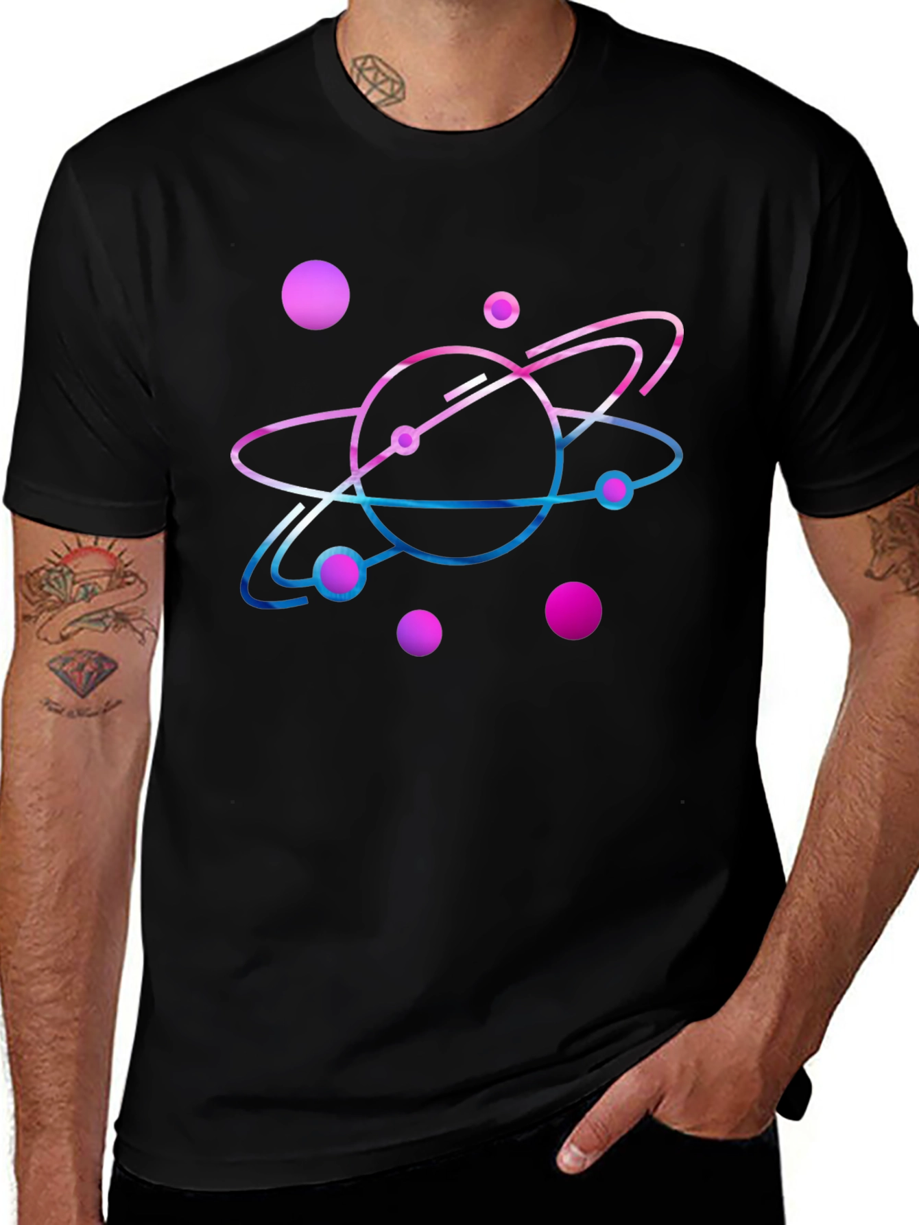Atom Graphic Tee - Science Fashion